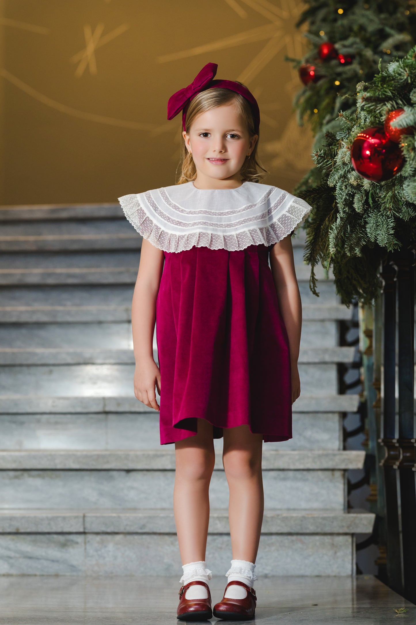 Aubergine Velvet Dress