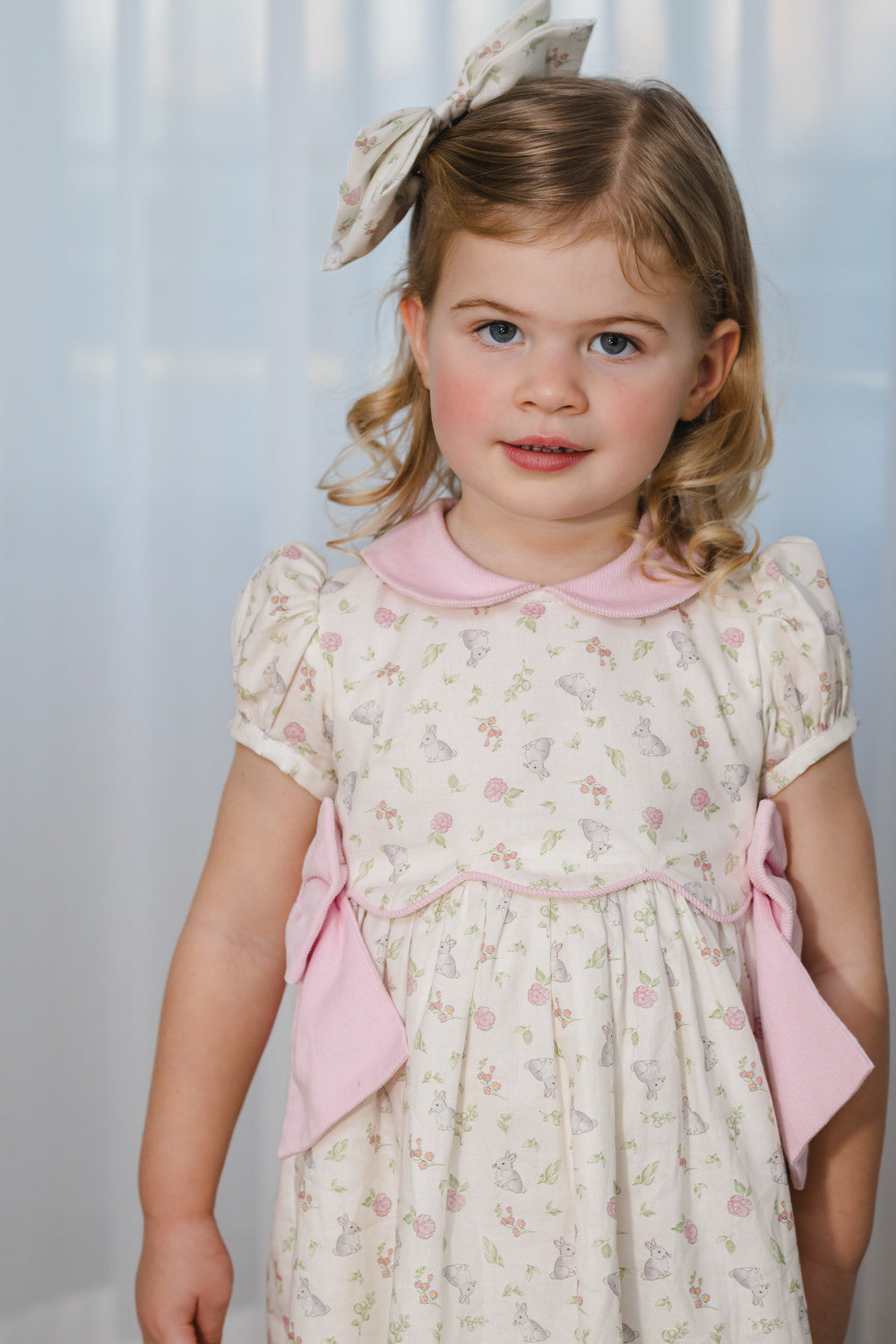 Marshmallow Bunnies Hair Clip