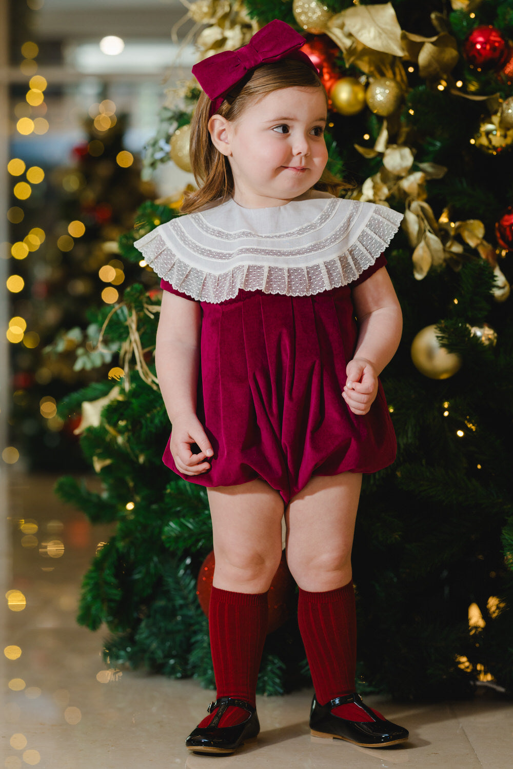 Aubergine Velvet Headband