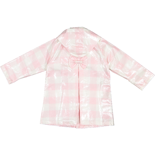 Pink Gingham Raincoat