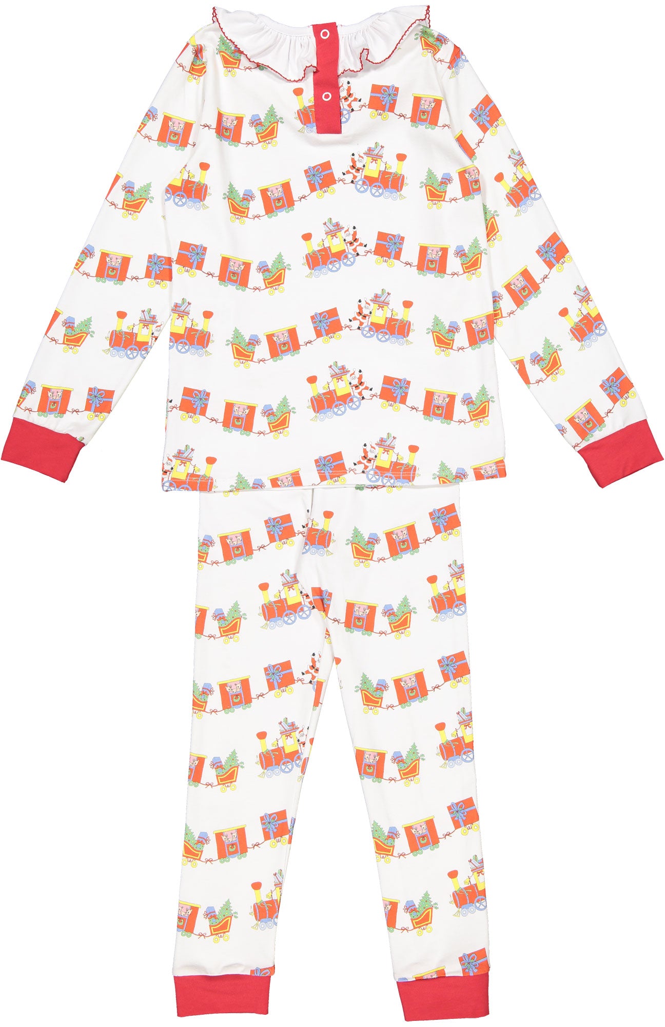 Christmas Train Girl Pajama