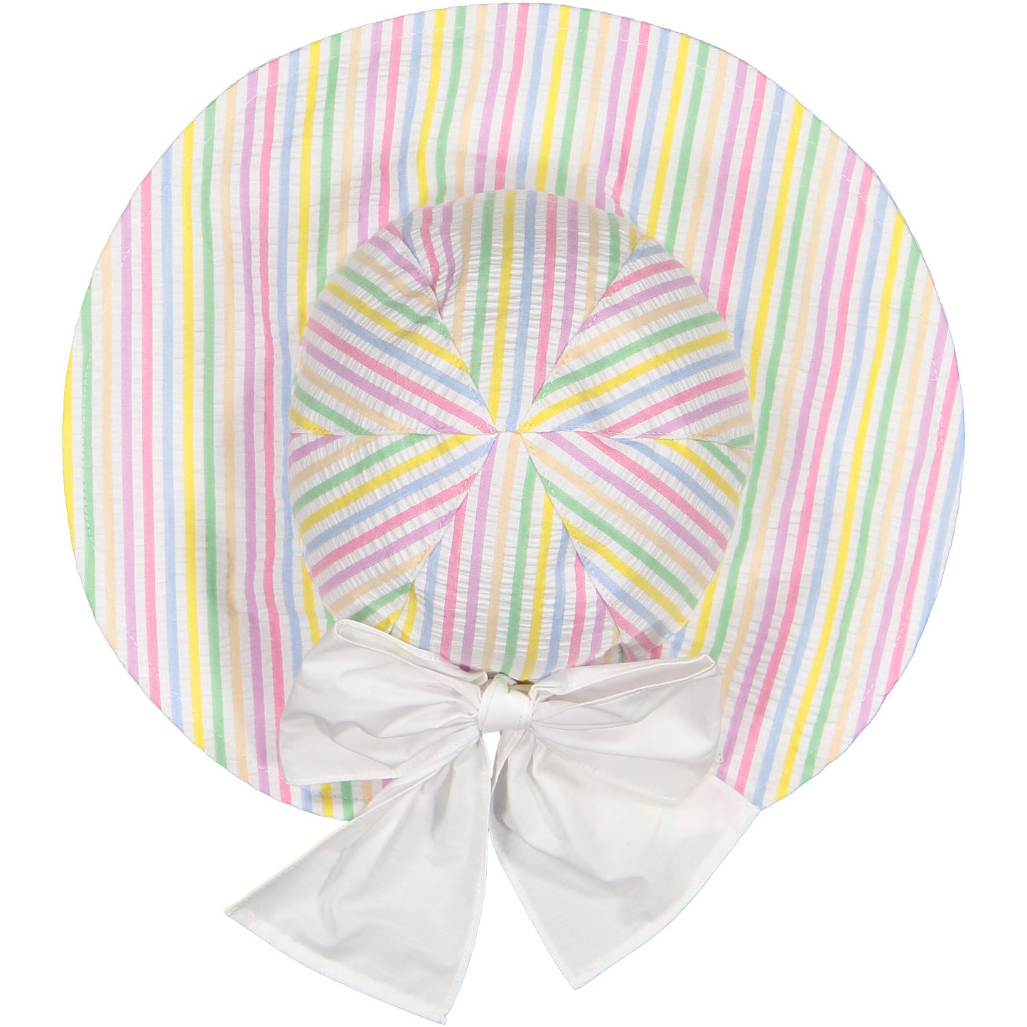 Rainbow Stripes Sunny Hat