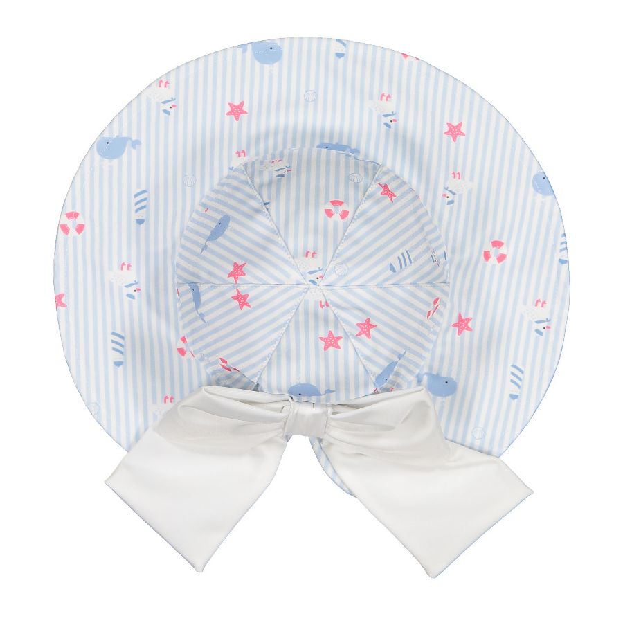 Nautical Lycra Sunny Hat