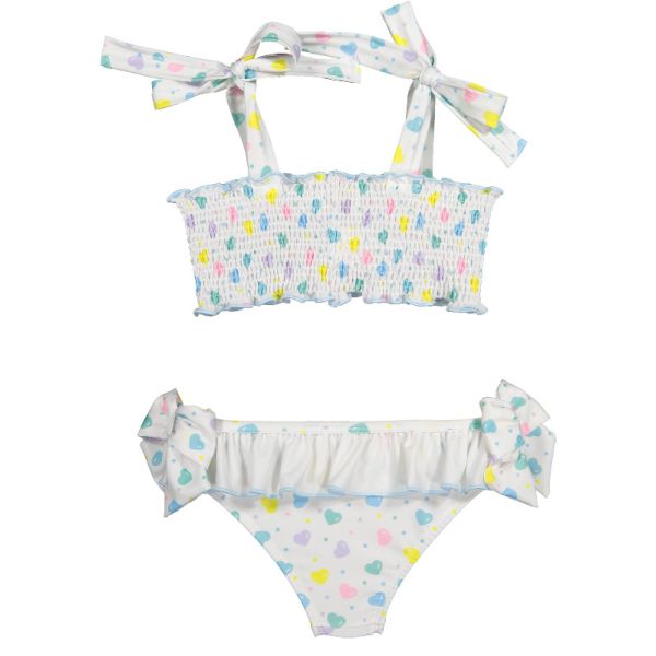 Multicolor Hearts Bikini