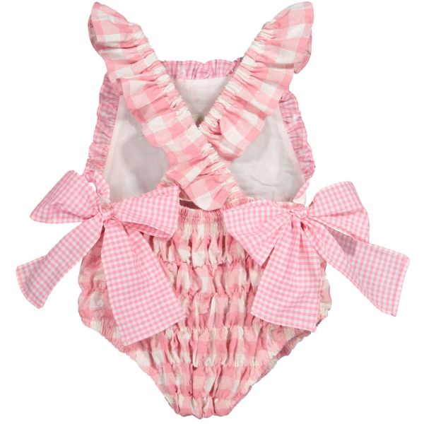 Cherries Picnic Cotton Frilled Swimsuit