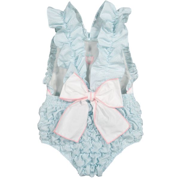 Mint Berries Cotton Frilled Swimsuit