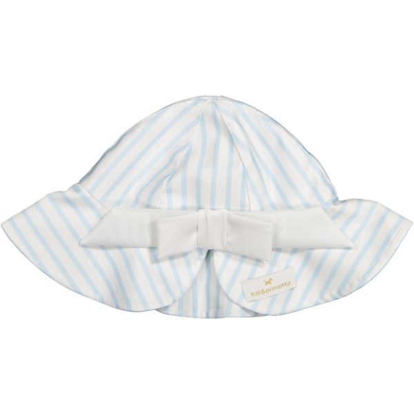 Stripes Blue Lycra Sunny Hat