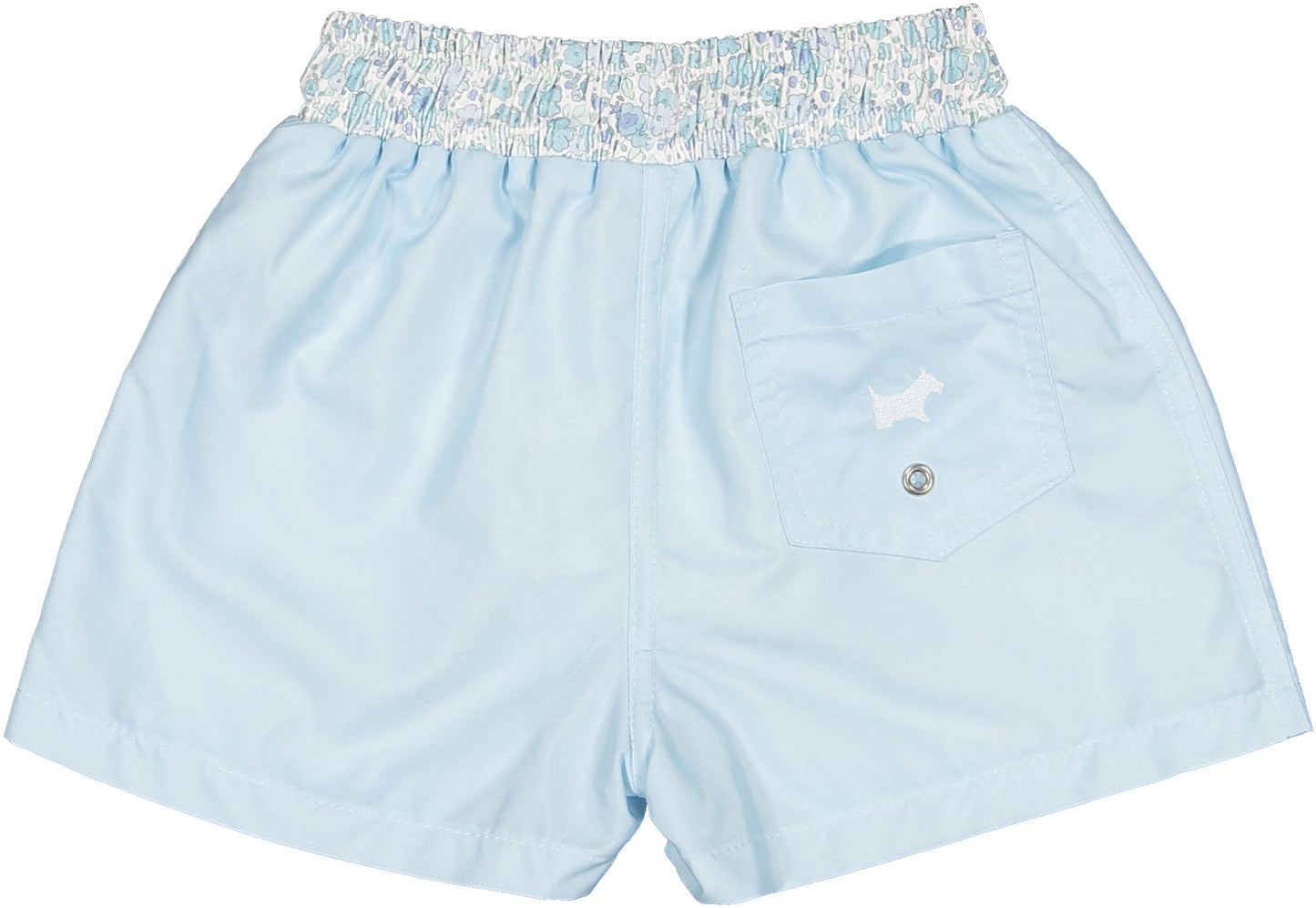 SAMPLE Blue Floral Trunks