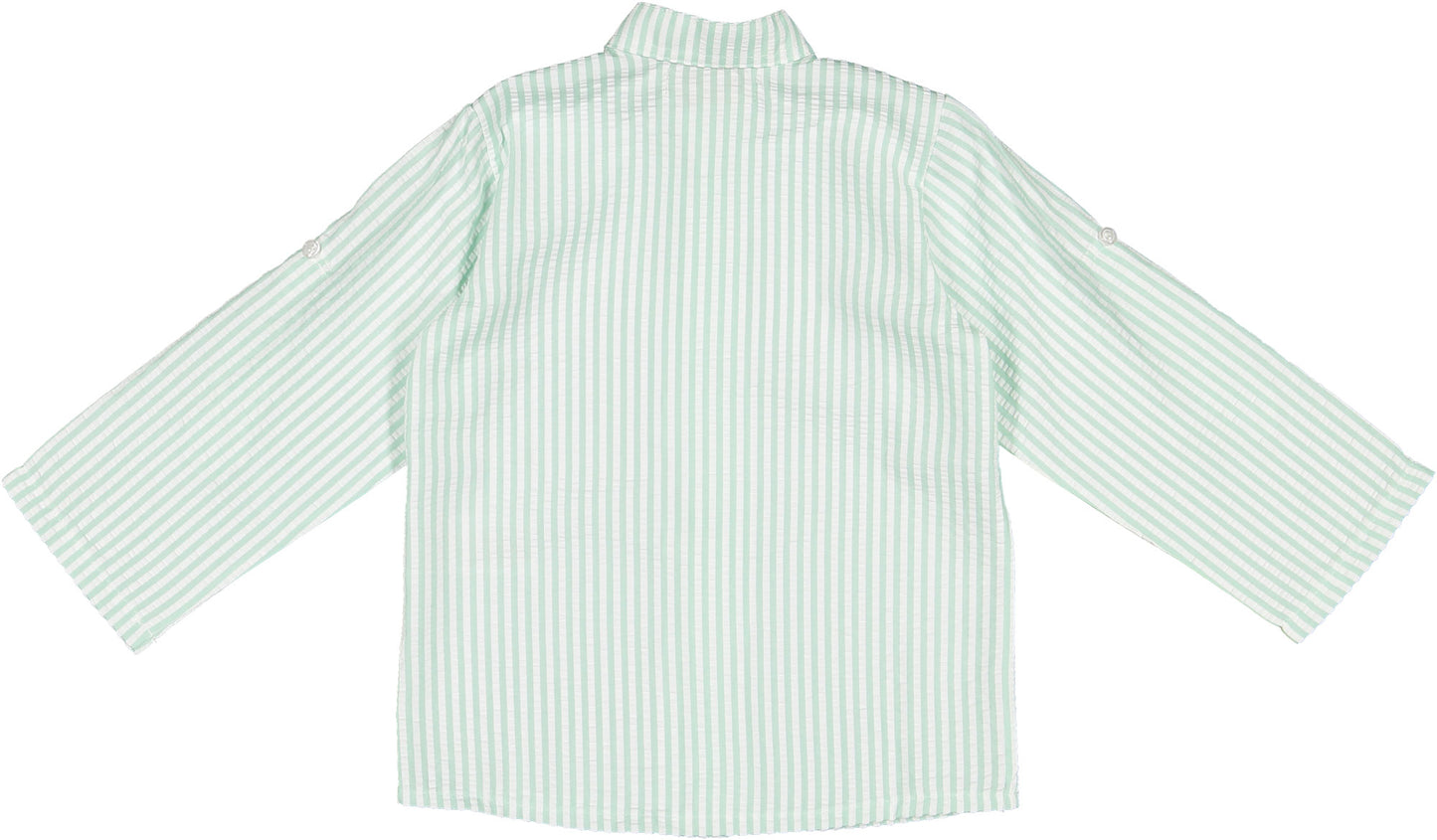 Mint Bows Boy Shirt