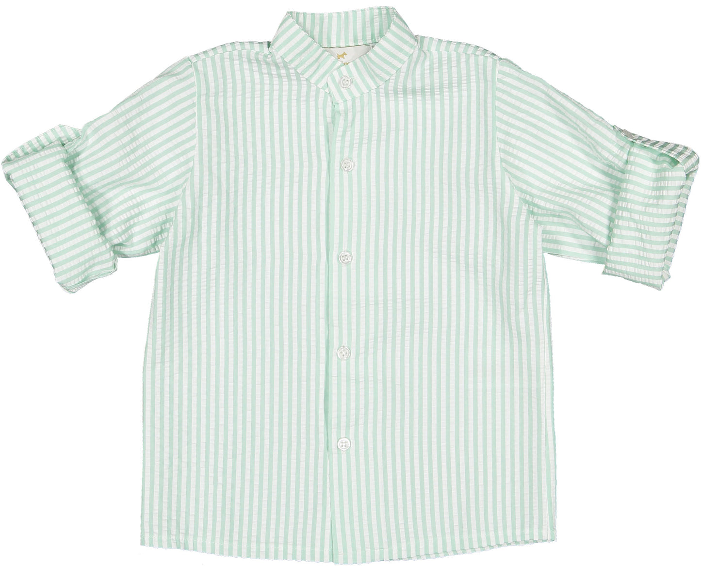 Mint Bows Boy Shirt