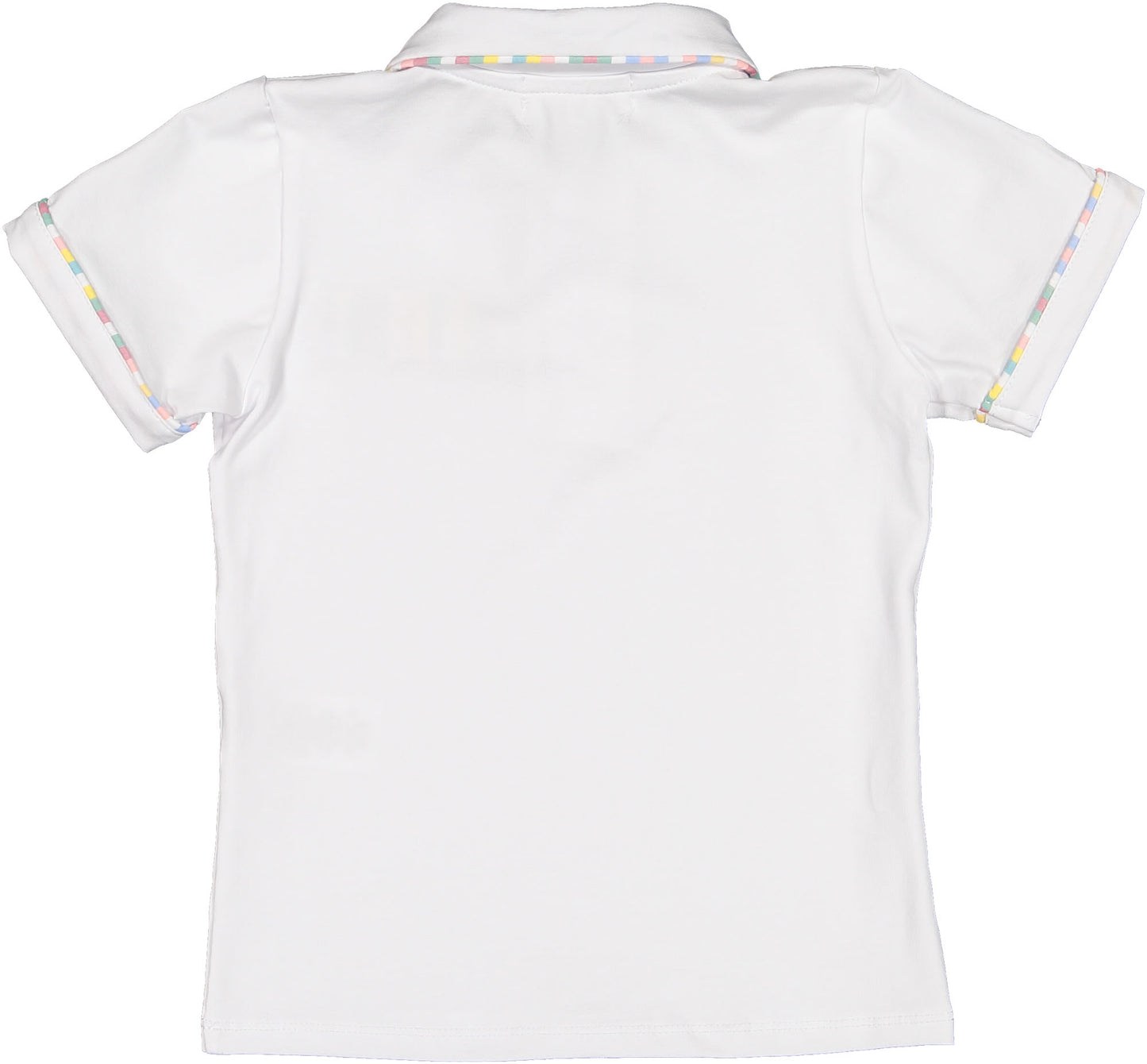 Rainbow Gingham Boy Polo