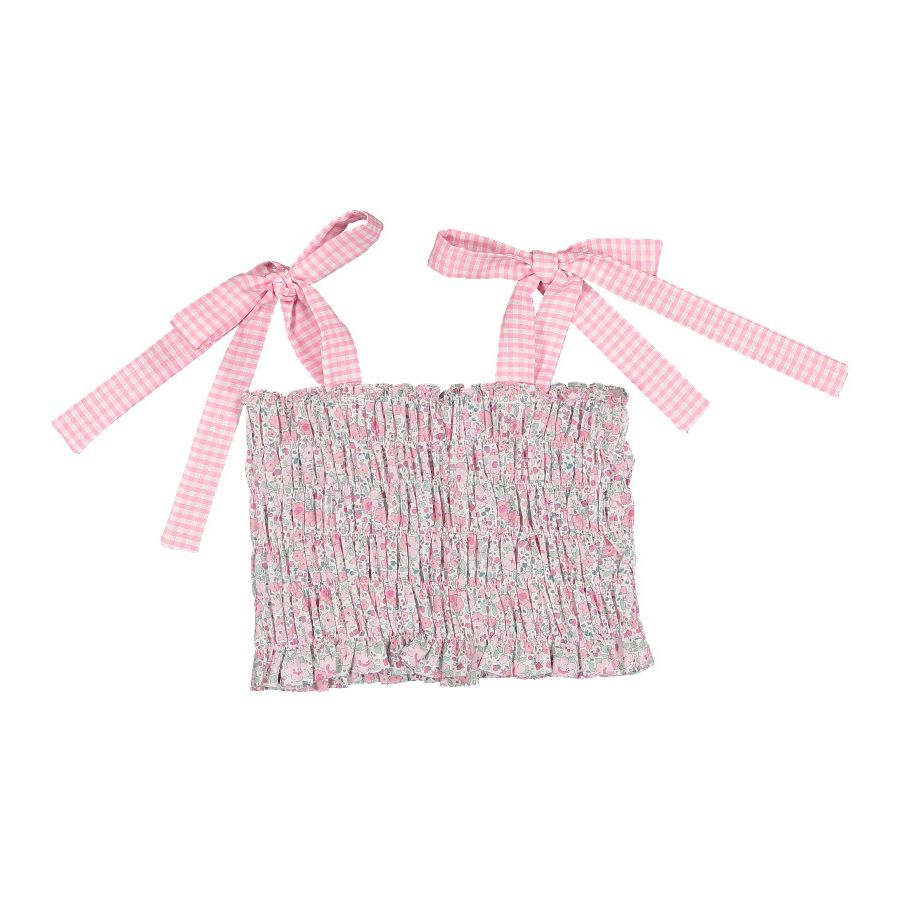 Maryland Pink Ditsy Floral Top