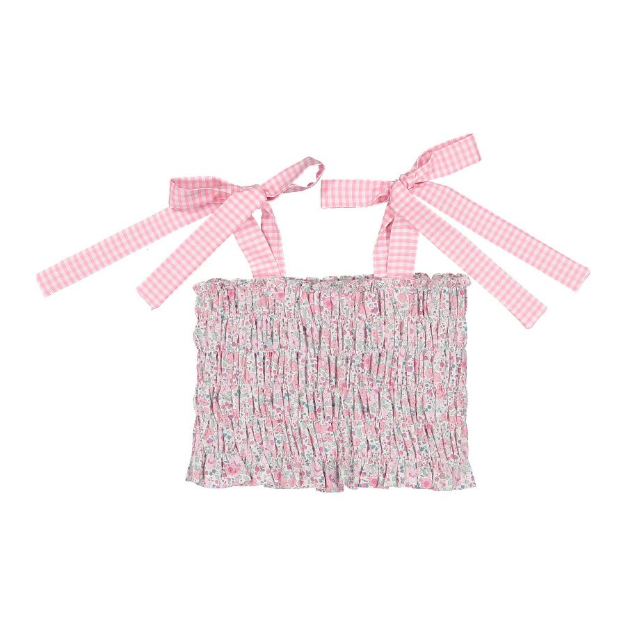 Maryland Pink Ditsy Floral Top