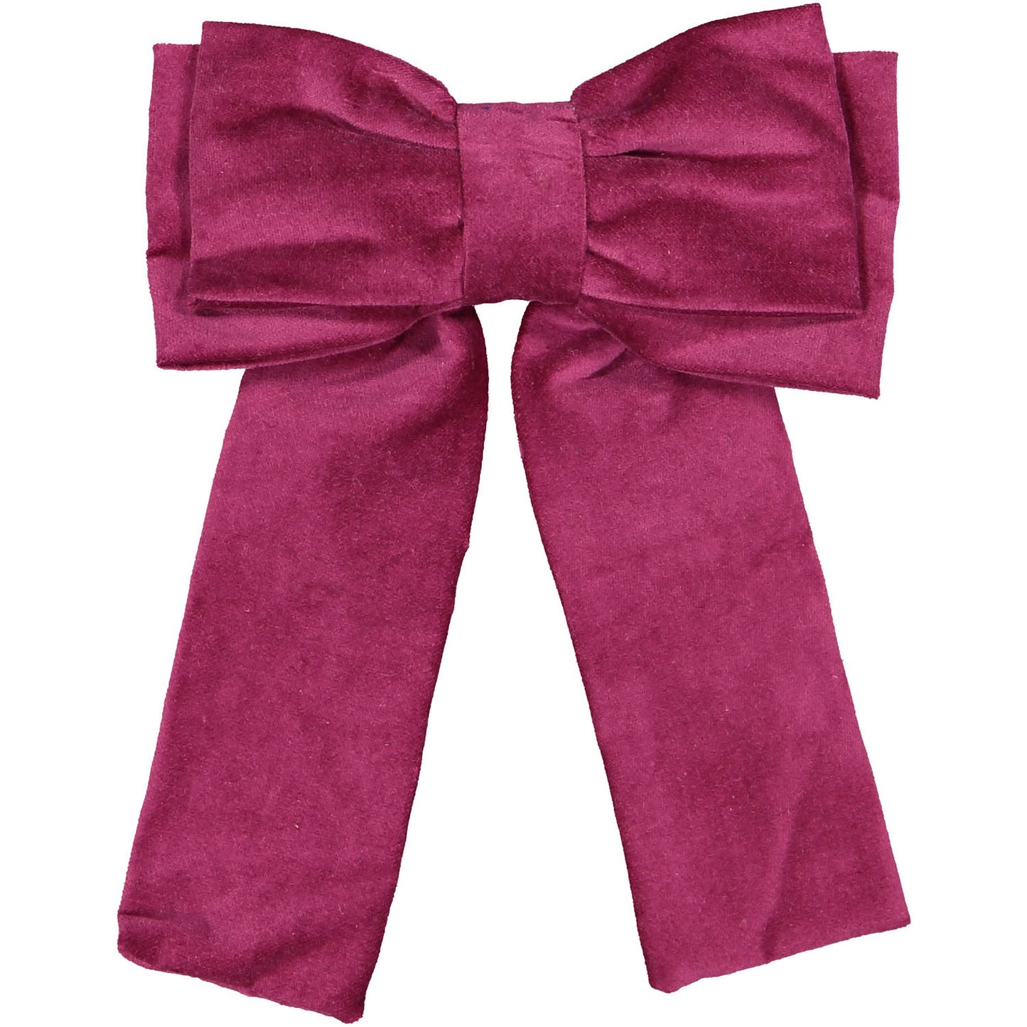 Aubergine Velvet Big Hair Clip