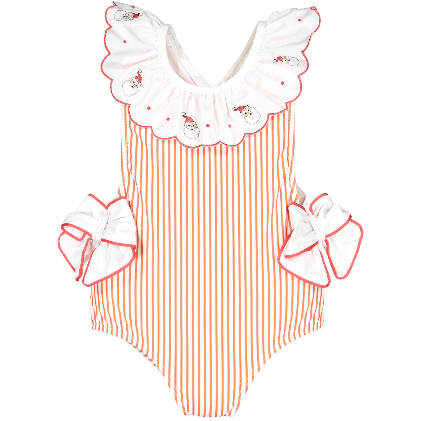 Santa Tell Me Red Stripes Swimsuit