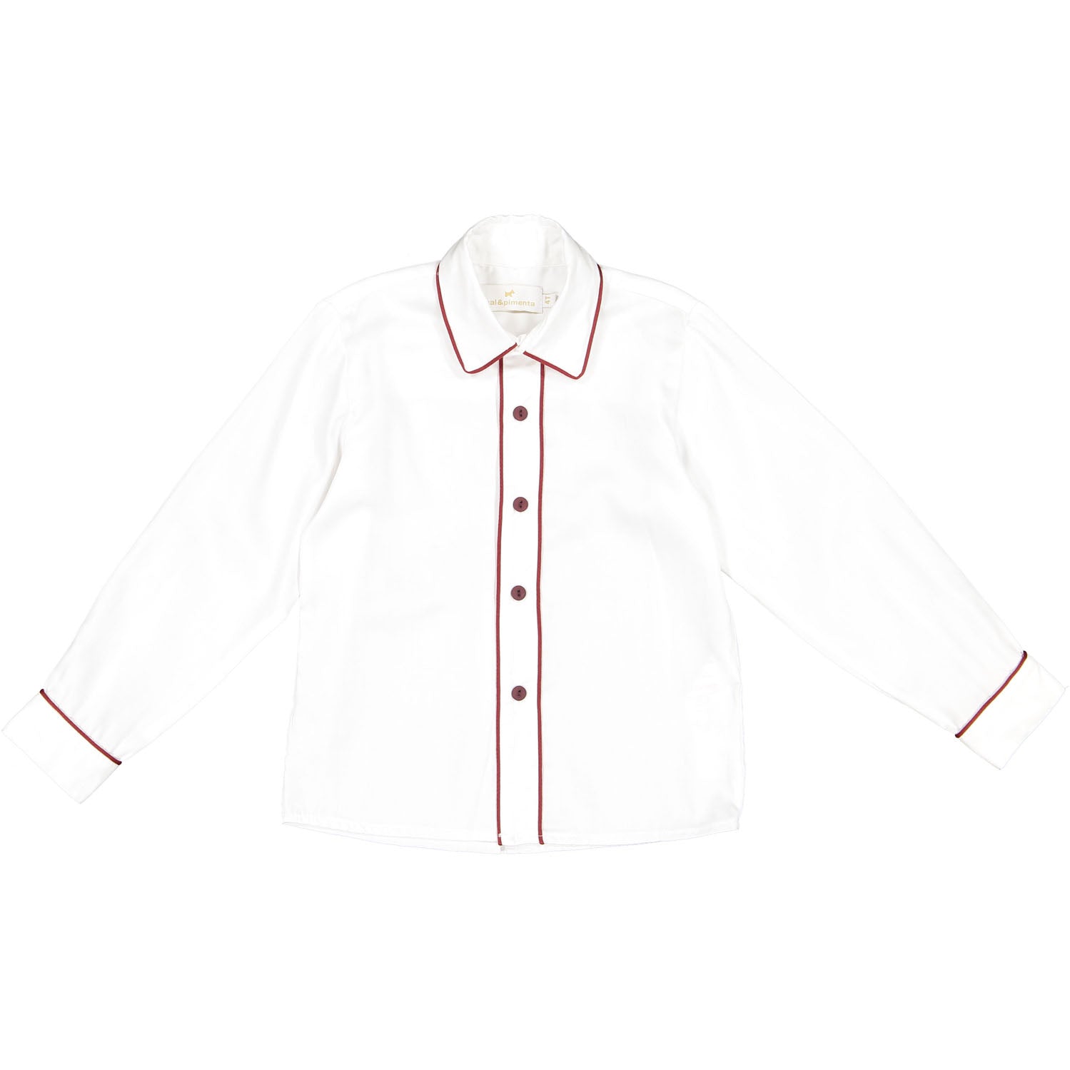 boys burgundy dress shirt Patroncito Boys Kids Cotton Blend Long Sleeve Button Up Solid Dress Shirt Set And Tie Set (Burgundy, 4), Boy's