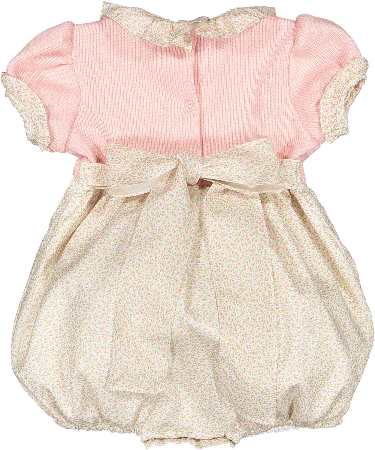 Winter Bloom Pink Romper