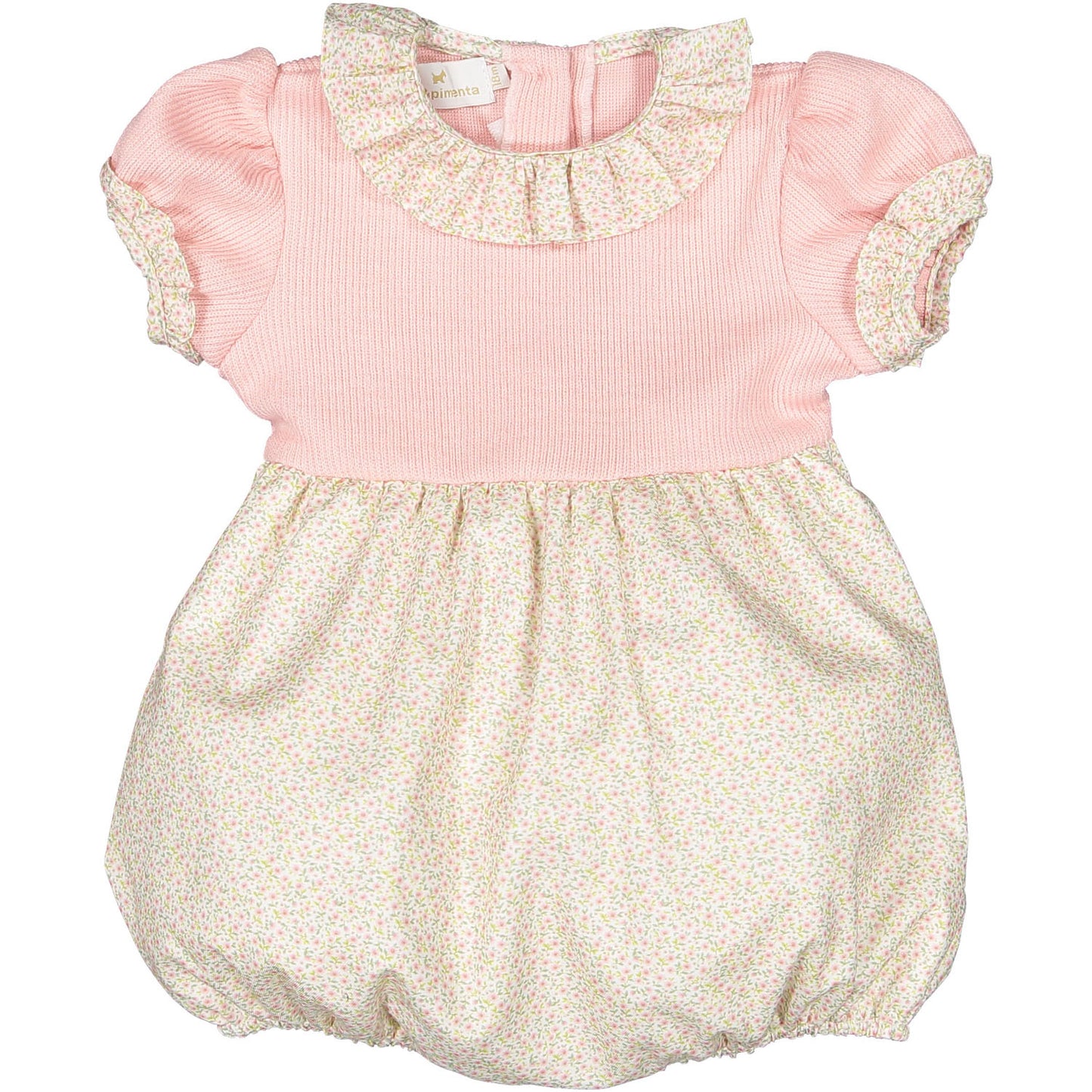 Winter Bloom Pink Romper