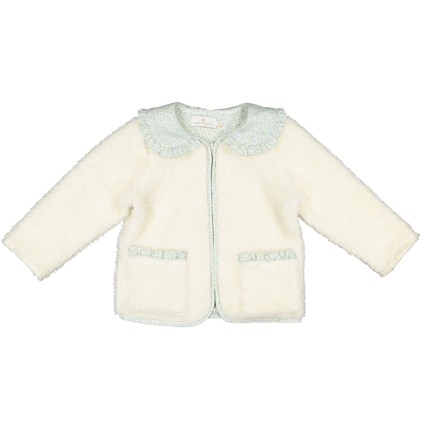 Winter Bloom Blue Fleece