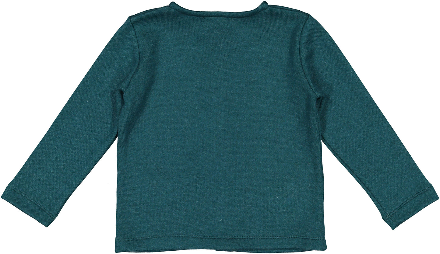 Green Pocket Bows Cardigan