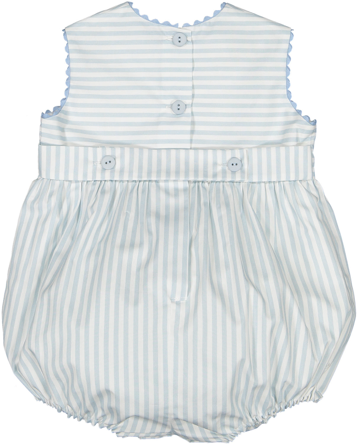 PRE-ORDER Blue Cherries Stripes Romper