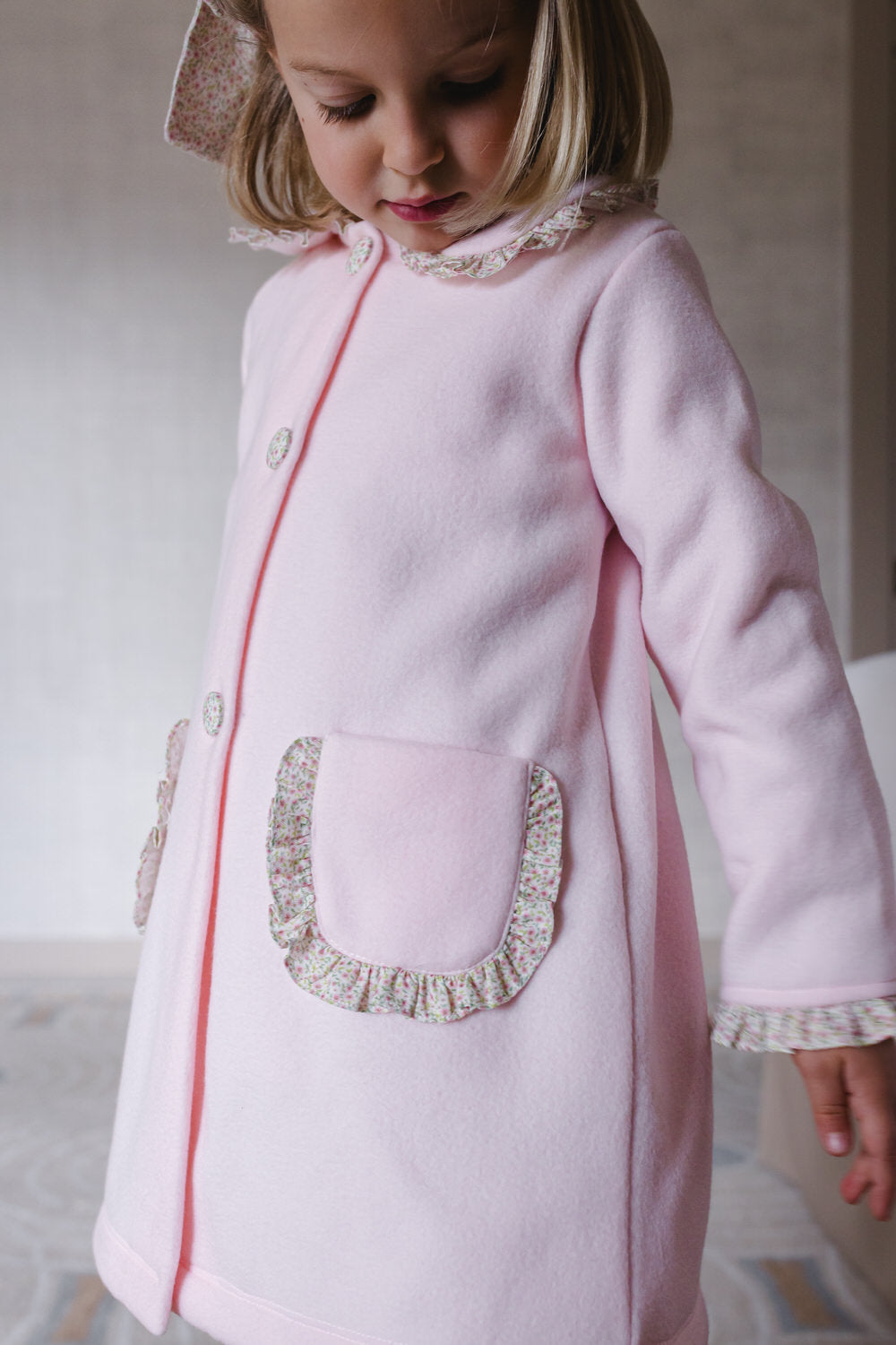 Winter Bloom Pink Robe