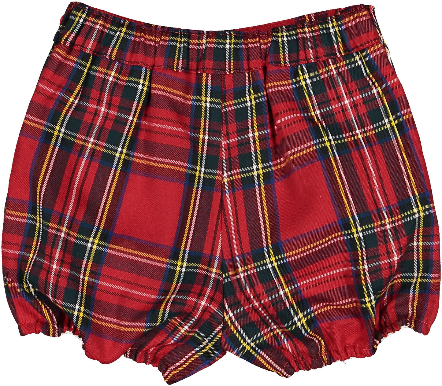 Red Tartan Baby Boy Shorts