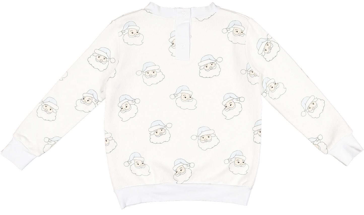 Blue Santa Boy Sweatshirt