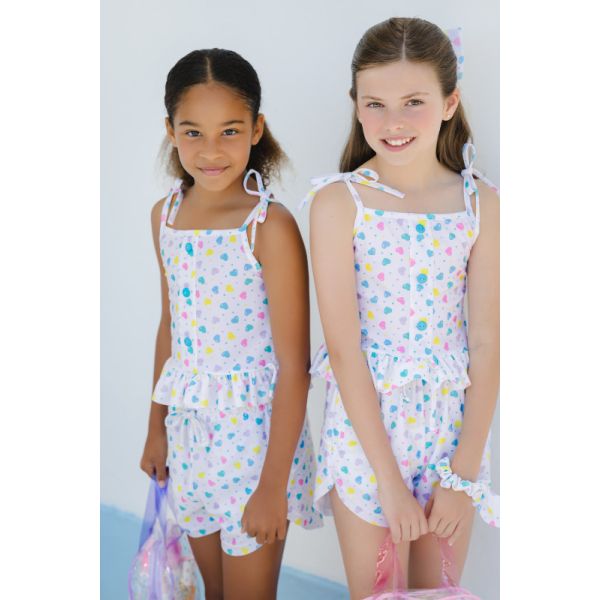 Maryland Multicolor Hearts Top