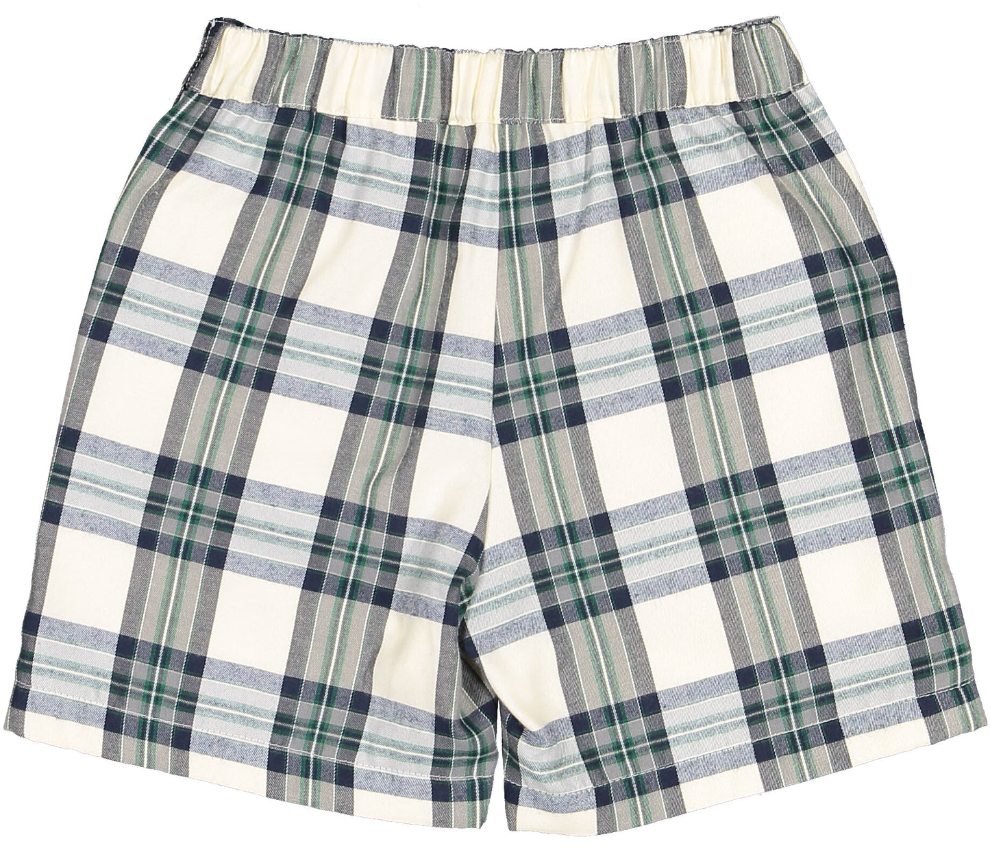 Stone Tartan Boy Shorts