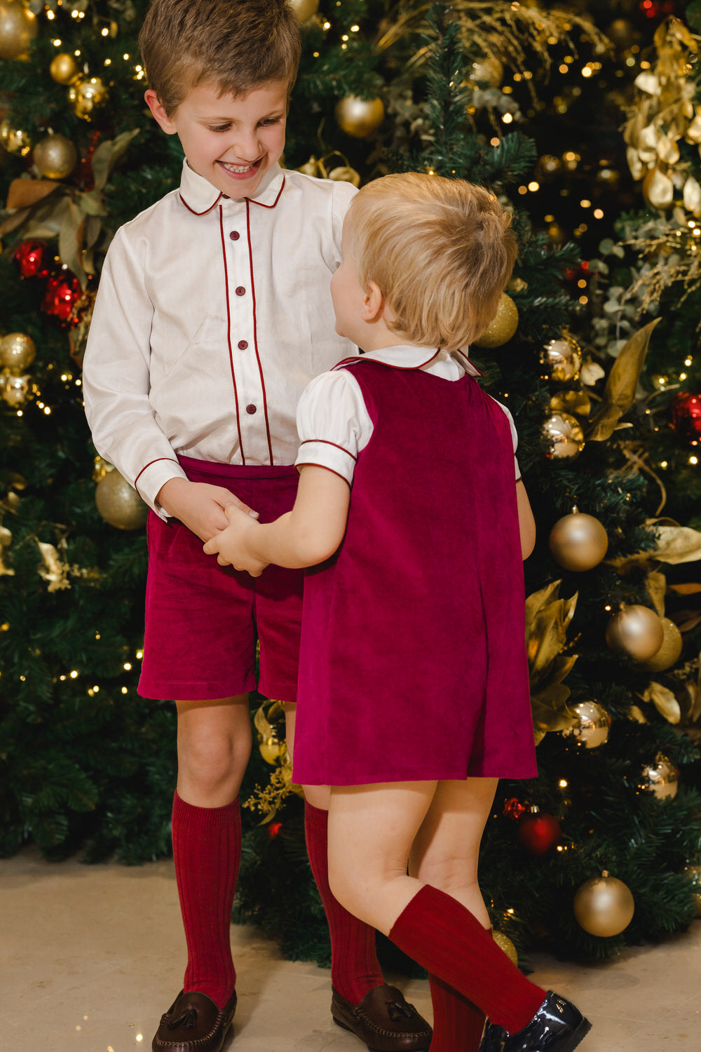 Aubergine Velvet Boy Shorts
