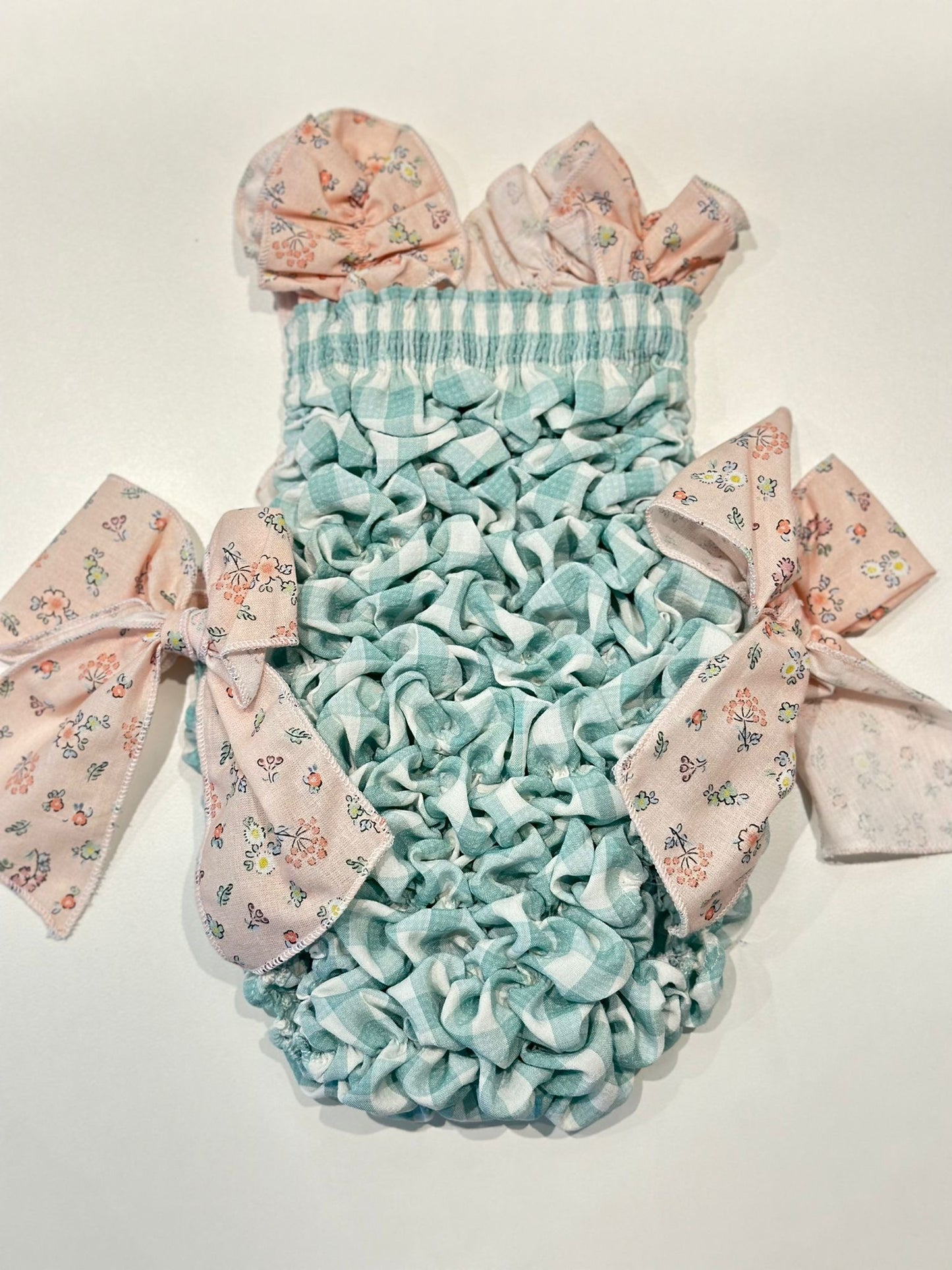 Gingham Frilled Swimsuit