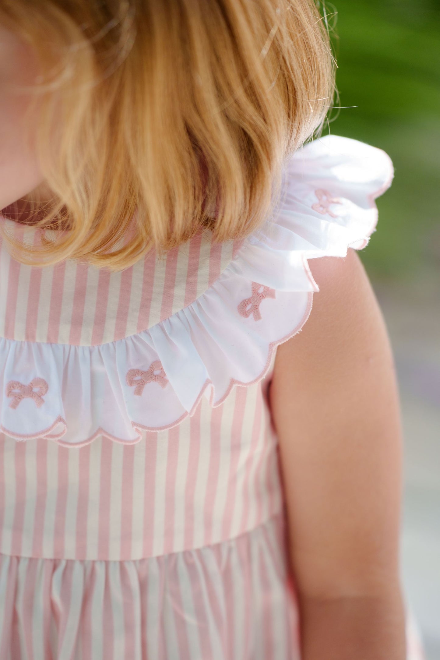 Flamingo Stripes Romper