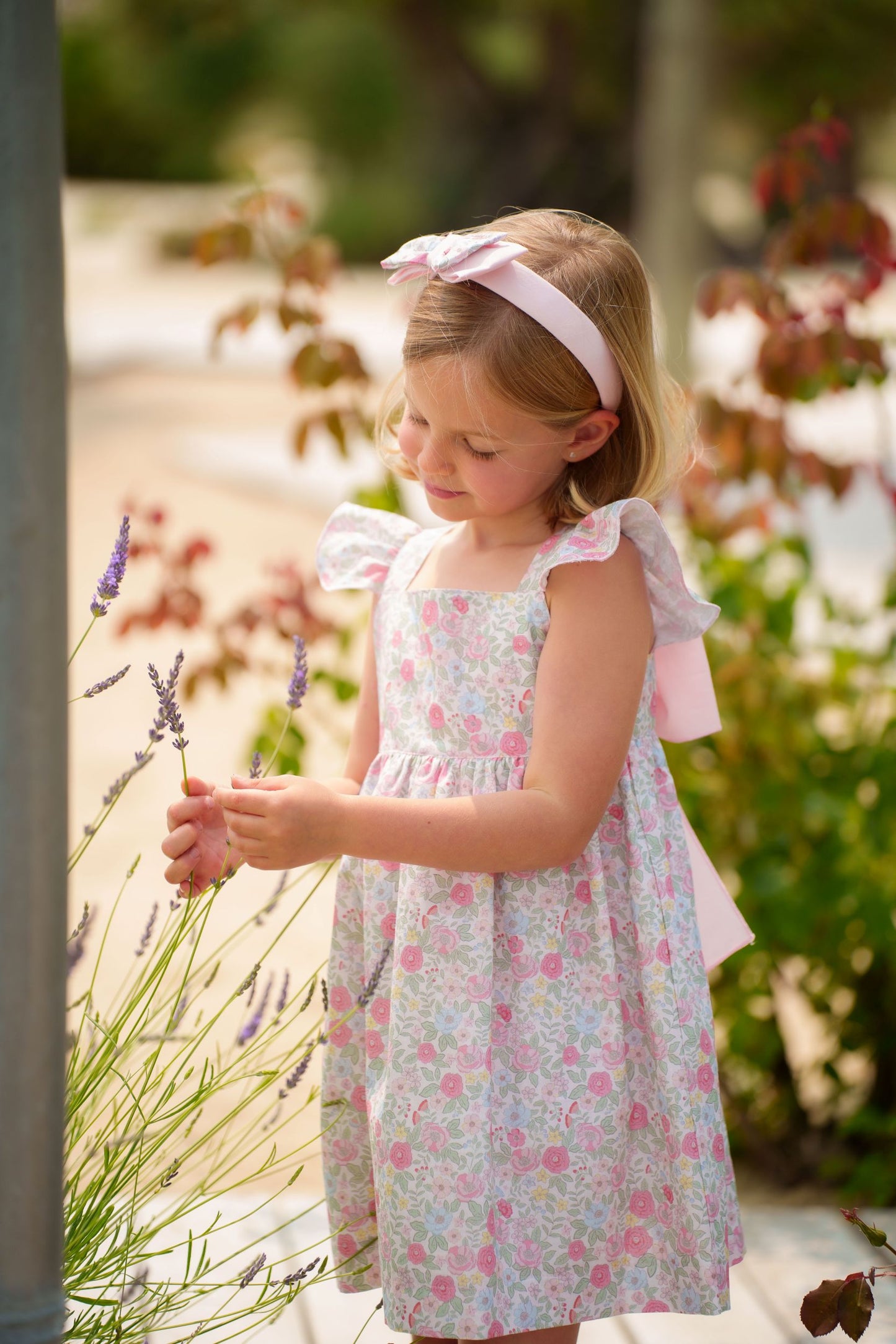 Pink Floral Headband