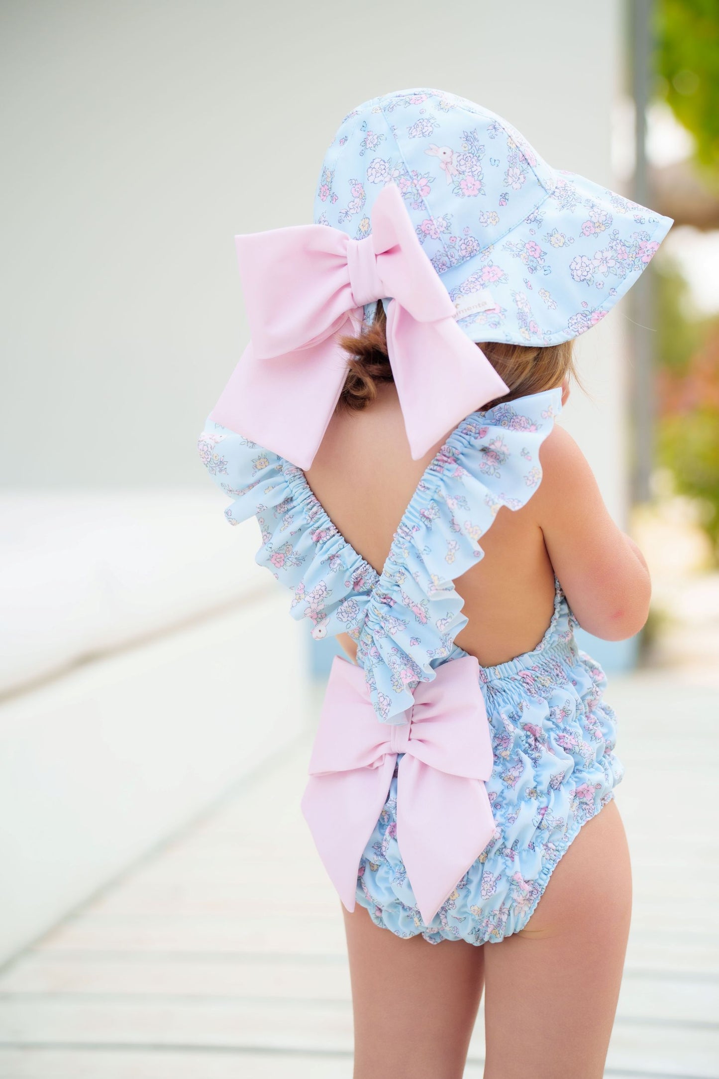 Garden Bunnies Frilled Swimsuit