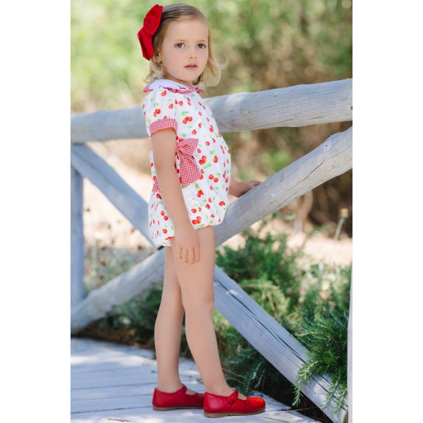 Classic Cherries Romper