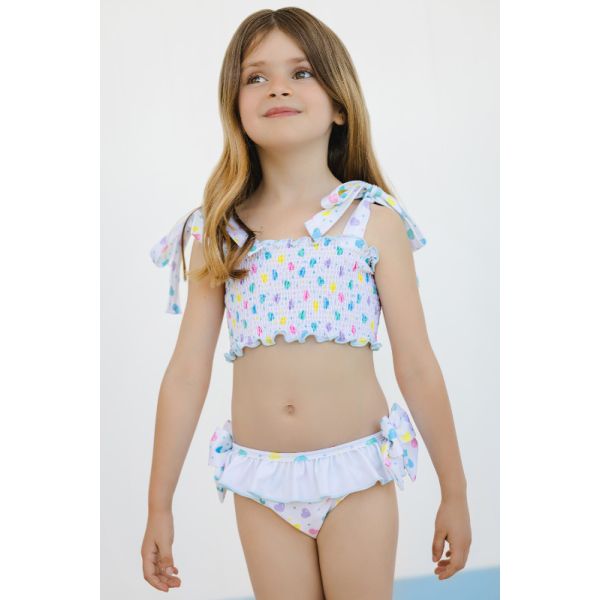 Multicolor Hearts Bikini