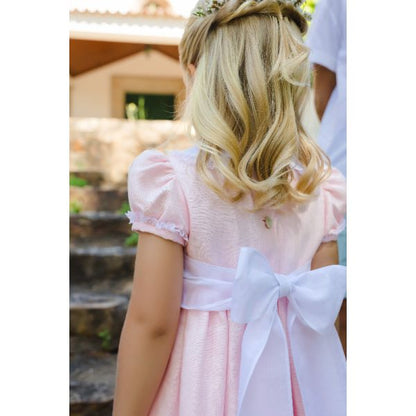 Linen Pink  Classic Dress