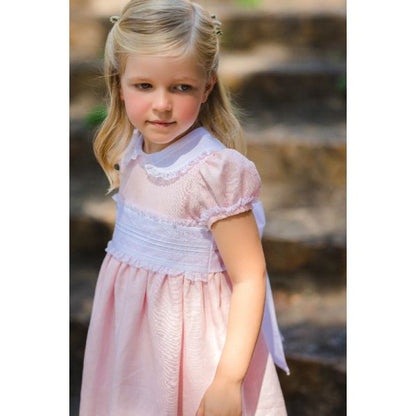 Linen Pink  Classic Dress