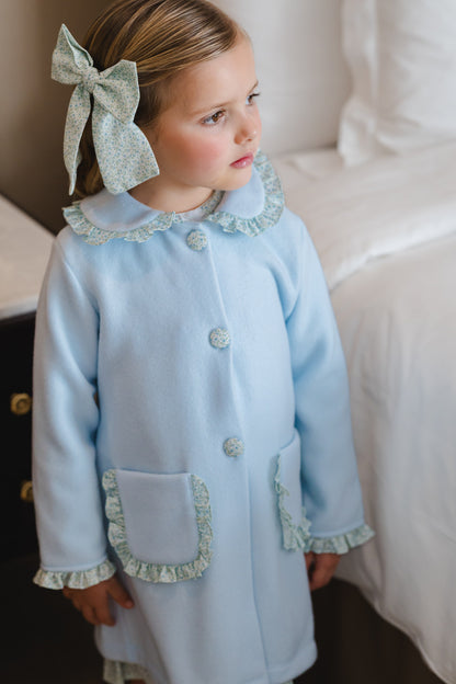 Winter Bloom Blue Robe