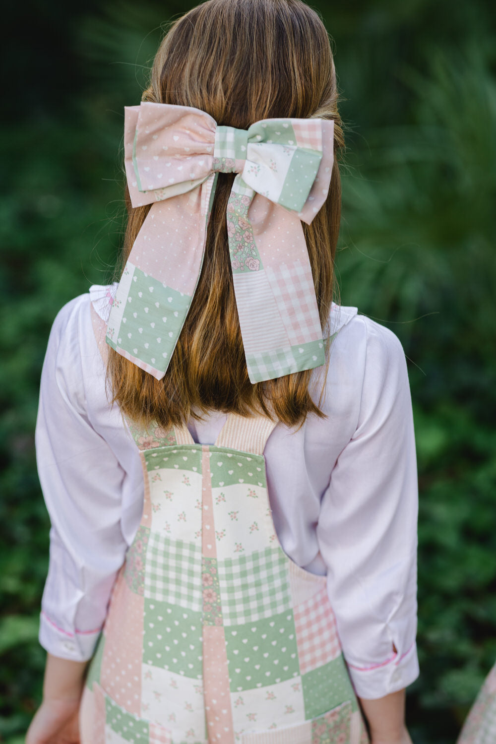Garden Patchwork Big Hair Clip