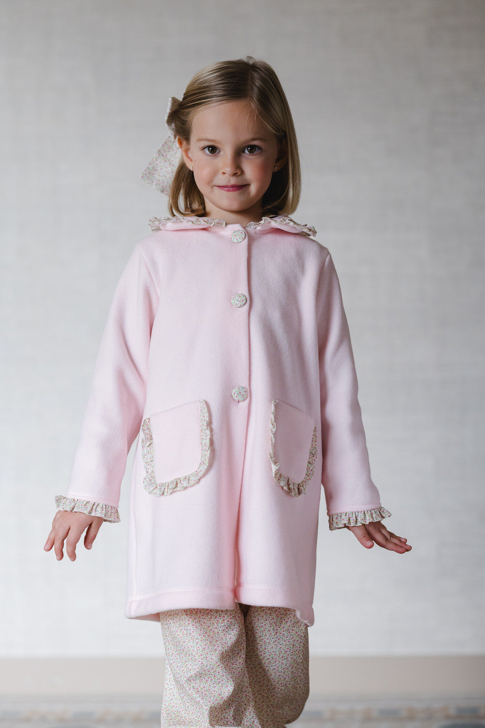 Winter Bloom Pink Robe