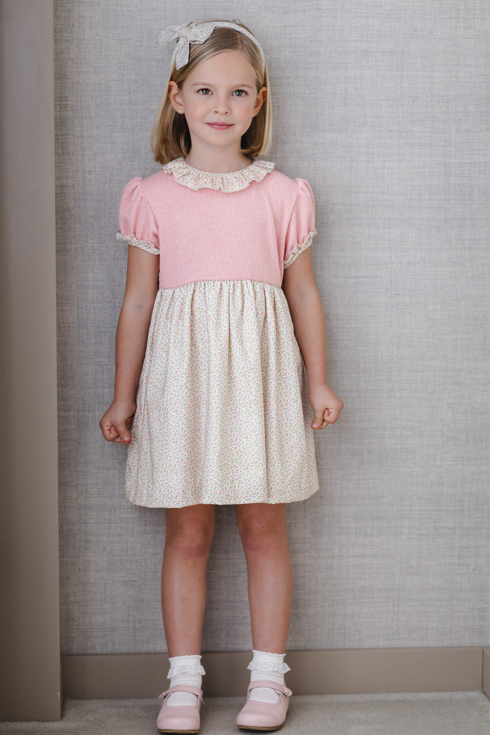 Winter Bloom Pink Dress