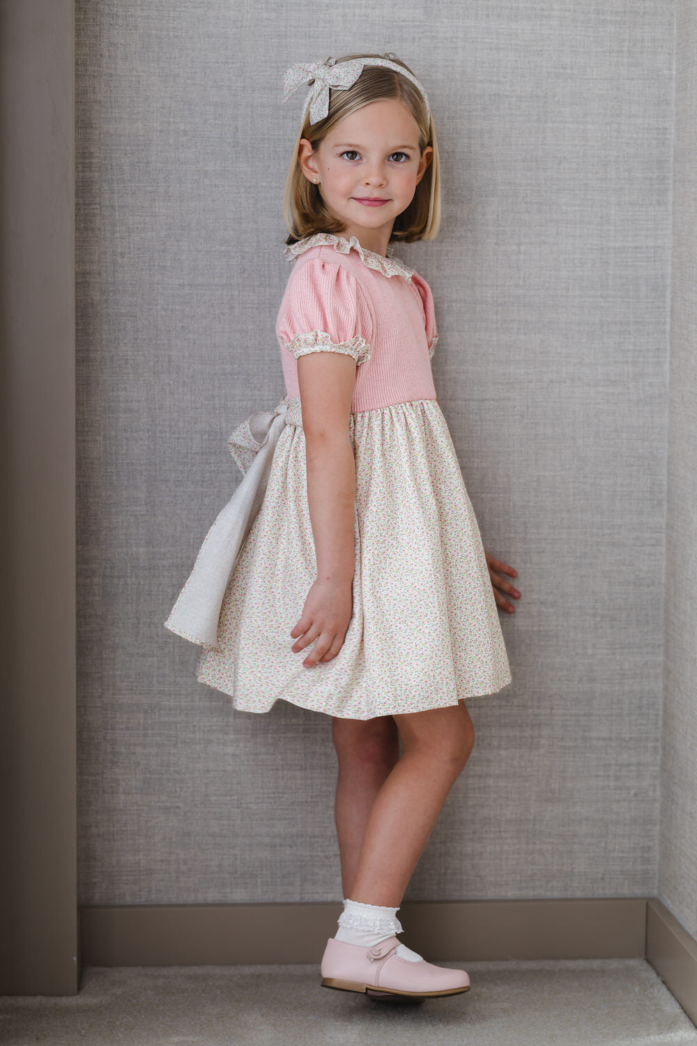 Winter Bloom Pink Dress