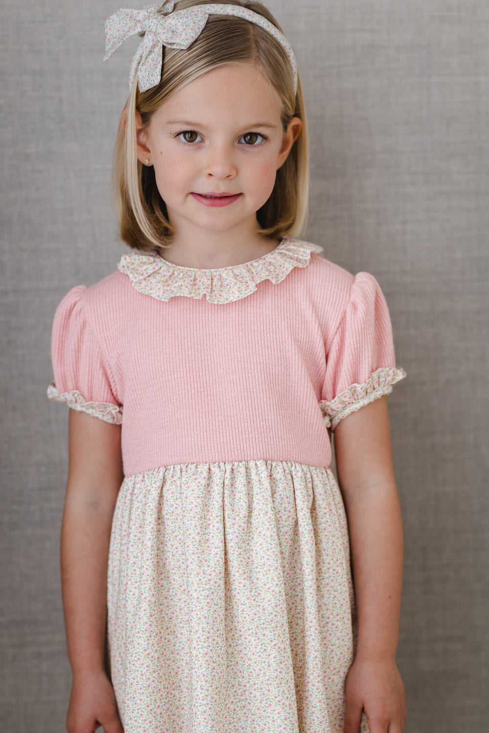 Winter Bloom Pink Dress
