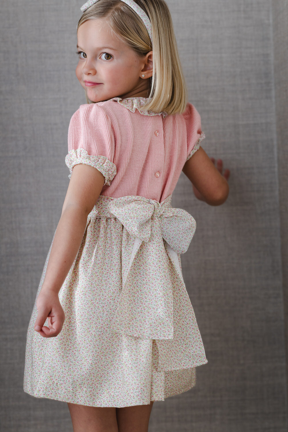 Winter Bloom Pink Dress