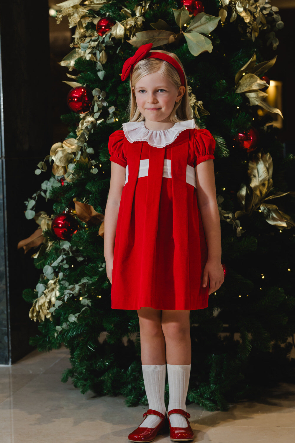 Red Velvet Dress