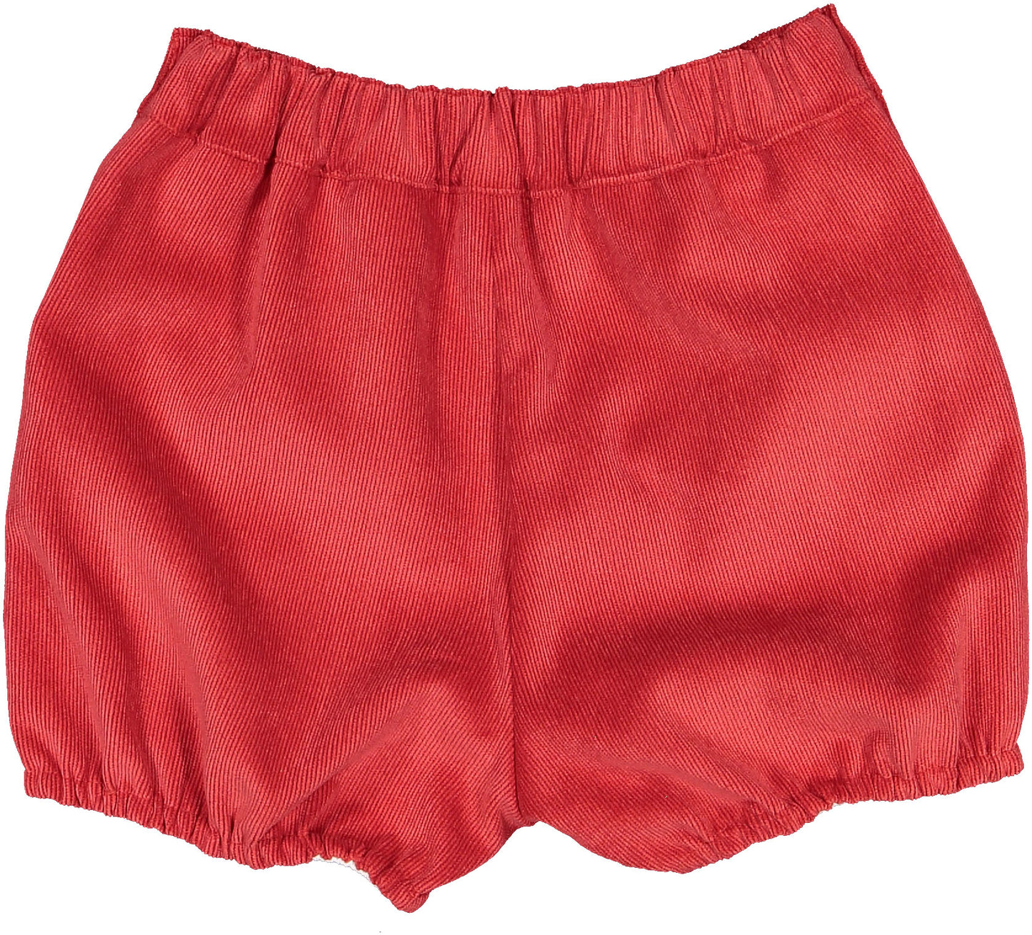 Red Corduroy Baby Boy Shorts
