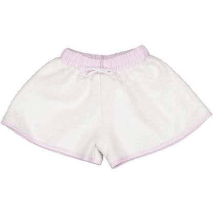 Terry Basics Pink Stripes Girl Shorts