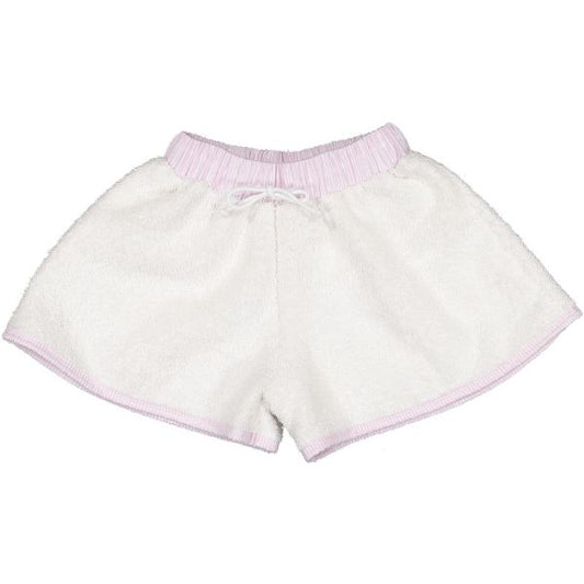 Terry Basics Pink Stripes Girl Shorts